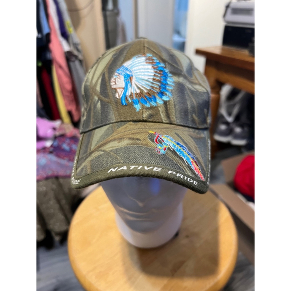 Unisex Unbranded Hat One Size Green Camo - Picture 1 of 6